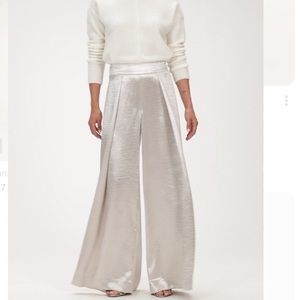 Banana Republic High Rise Wide Leg Satin Pant
